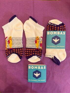 2 Pair Bombas- Mid-weight Ankle Socks